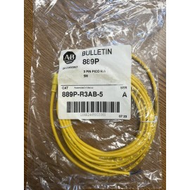 Allen-Bradley Brand New Allen Bradley Prox Cable 889P-R3AB-5, 3 Pin, Right Anlge