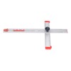 Woodworking Ruler Scribing Tool 2 In 1 Multifunctional Aluminum Alloy