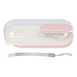 Dog Water Cup Foldable Leakproof Portable Pet Travel Water Dispenser with Lanyard for Outdoor Walking Traveling Hiking Pink