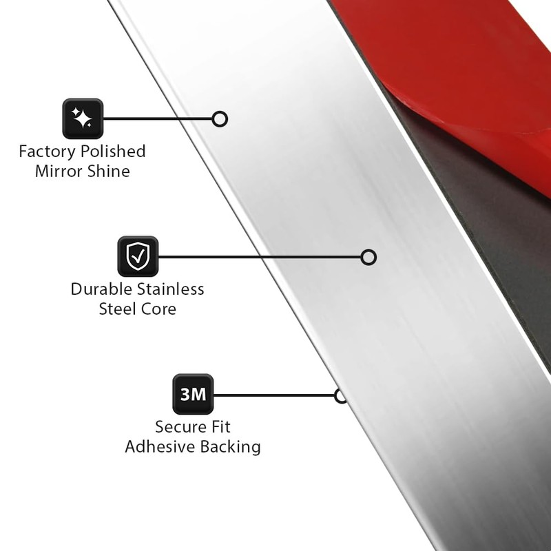 Upgrade Your Auto 1pc Luxury FX 1" Tailgate Accent Trim