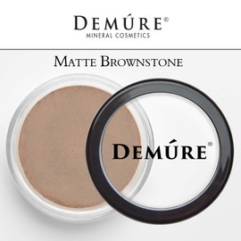 Demure Mineral Make Up (Brownstone) Eye Shadow, Matte Eyeshadow, Loose Powder, Eye Makeup, Professional Makeup