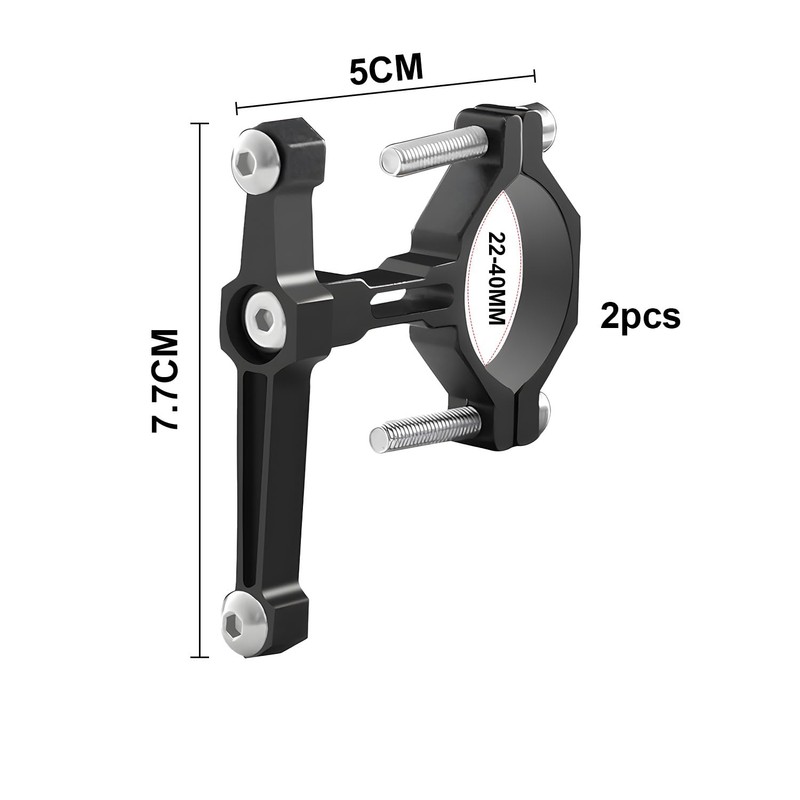 Bicycle Bottle Holder, Double Screw Adapter, Adjustable, Bottle Holder Adapter,