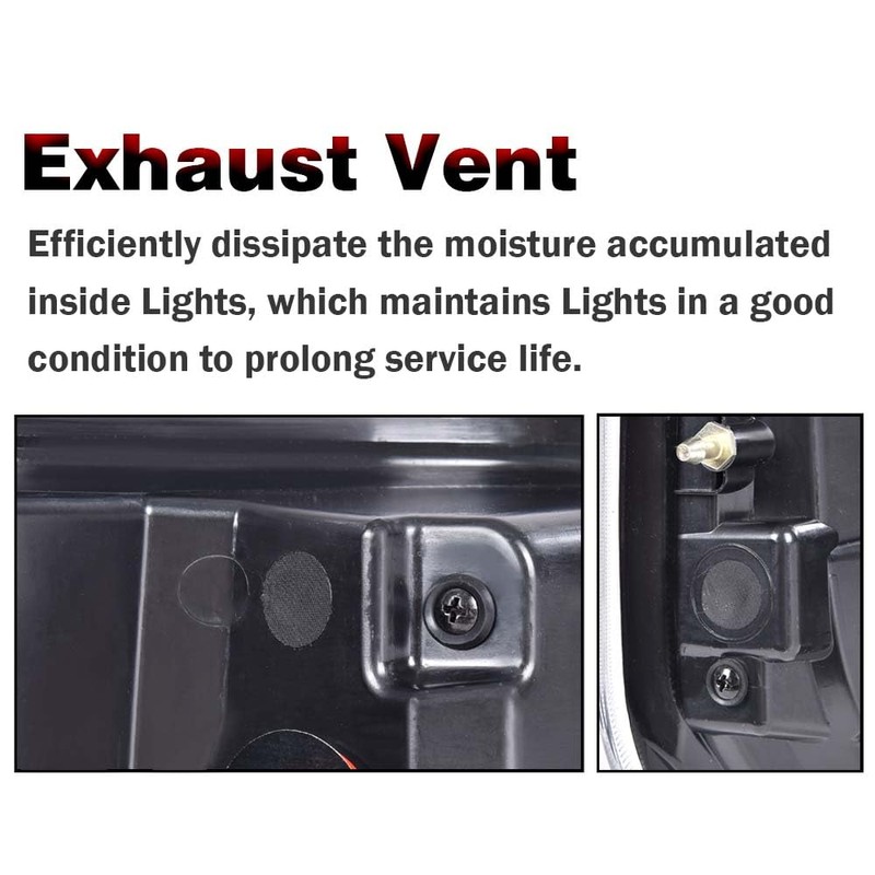 G-PLUS Pickup Rear Tail Lights Compatible With 2009-2014 Ford F150