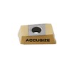 Accusize Industrial Tools Apkt1604 TiN Coated Carbide Inserts, Cutting Steel,