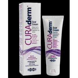 Uni-Pharma CURAderm Scar Cream for Improving the Appearance of Scars 50ml