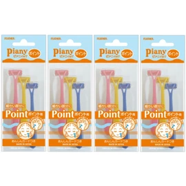Feather Safety Razor [Bulk Purchase] Feather Piany, Mini T 3 x 4 Packs