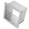 OFFSCH Stainless Steel Drop in Trash Chute Square Countertop Waste