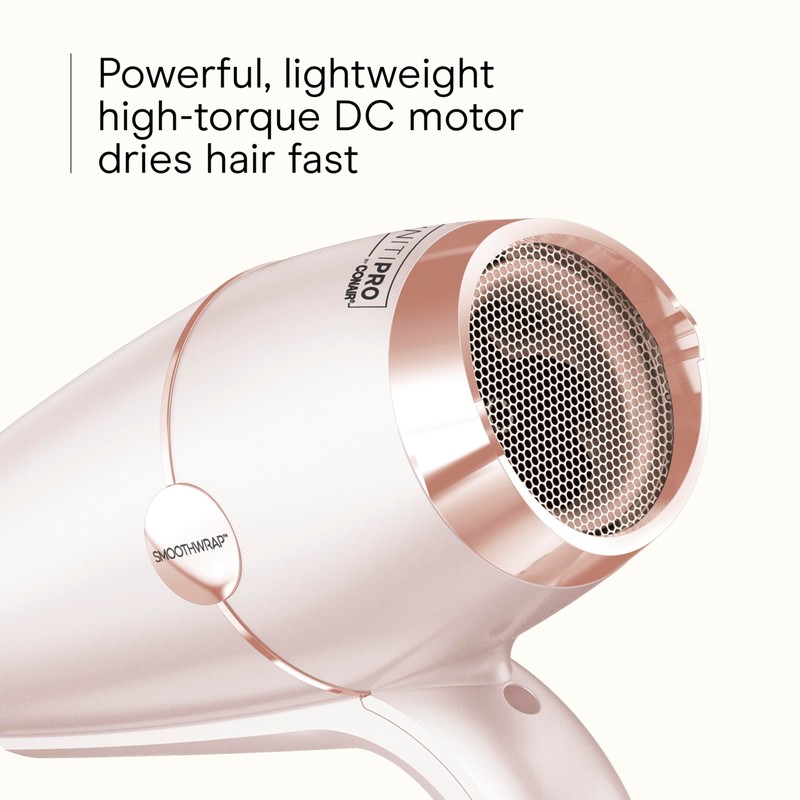 INFINITI PRO CONAIR SmoothWrap Hair Dryer, Blow Dryer with Diffuser