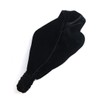 VINGTAINE Velour Black Turban Hair Band Cross Headband Wide Volume
