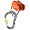 DMM Mantis Belay Device with Shadow HMS Locking Carabiner - Orange/Titanium