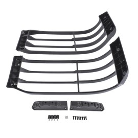 Pair Front Headlamp Cover Light Guard Set Replacement for Land Rover Discovery 2 2003-2004#STC53193 Mustrod