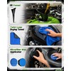 18 Pcs Motorcycle Cleaning Kit with Storage Bag, for Motorcycle