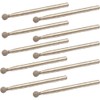 10Pcs Diamond Ball Sphere Head Drill Bits, Grinding Mounted Point