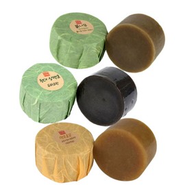 Self-produced products Premium natural camellia oil, herb Houttuynia cordata, brewer's yeast, handmade slightly acidic shampoo bar, 12 types to choose / 프리미엄 천연 동백오일 허브 어성초 맥주효모 수제 약산성 샴푸바 12종 택일 약산성-하수오창포 샴푸바