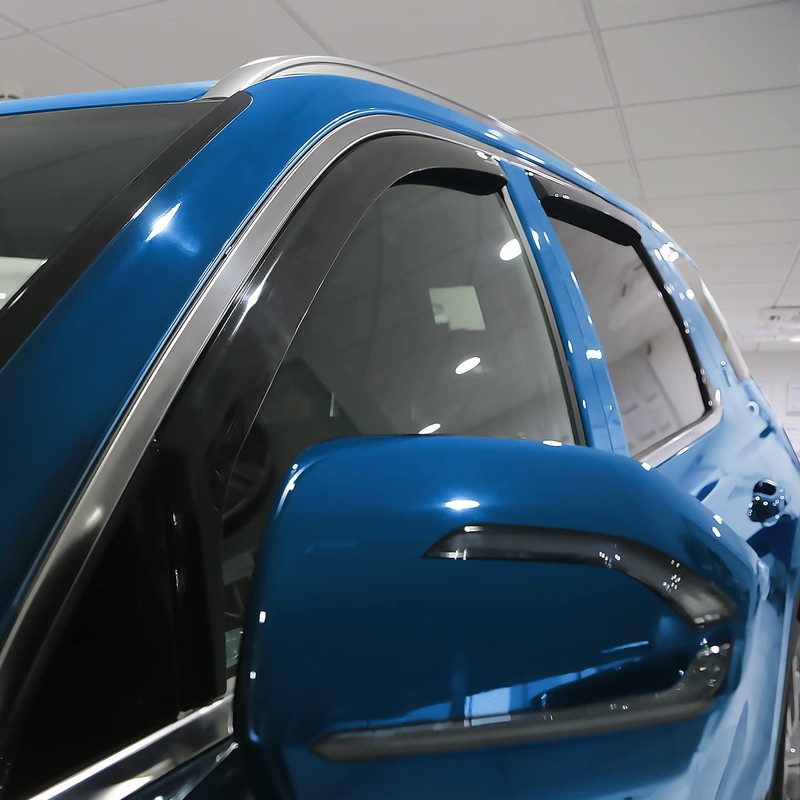 Goodyear Shatterproof in-Channel Window Deflectors for Hyundai Palisade 2020-2025, Rain