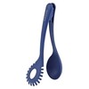 DELISH KITCHEN G-5072 Pearl Metal Tongs, Navy, 9.8 inches (25