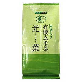 Tea Kobo Mitaka Organic Brown Rice Tea with Matcha Light Leaf 5.3 oz (150 g)