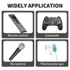 Focmkeas 2 Pcs Retractable Remote Control Cable Tether Lock Remote