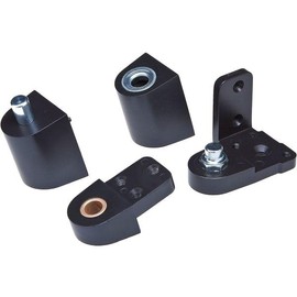 Offset Pivot Hinge, Half Surface, 125 lb.