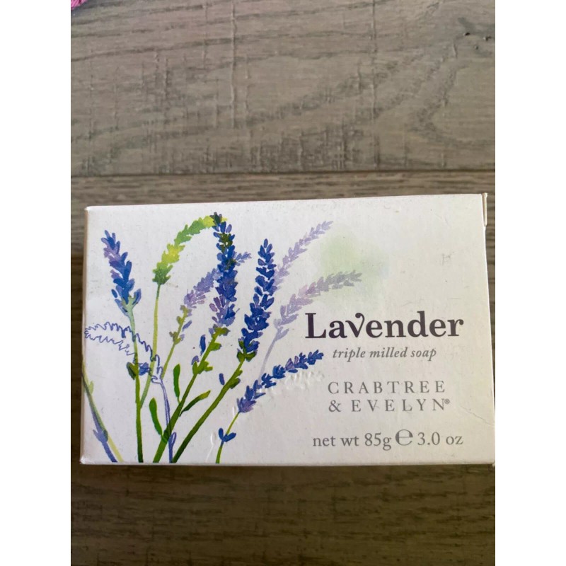 Crabtree Evelyn Lavender Triple Milled Soap NIB