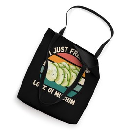 Retro Oi Muchim I Just Freaking Love Oi Muchim Food Lover Tote Bag
