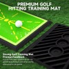 Golf Practice Mats, Golf Hitting Swing Path Mats Feedback with