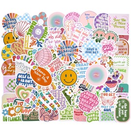 Molain Inspirational Stickers,100Pcs Motivational Stickers Waterproof Positive Laptop Stickers Vinyl Laptop Stickers for Scrapbooking Journal Teens Students Adults Teachers Water Bottles
