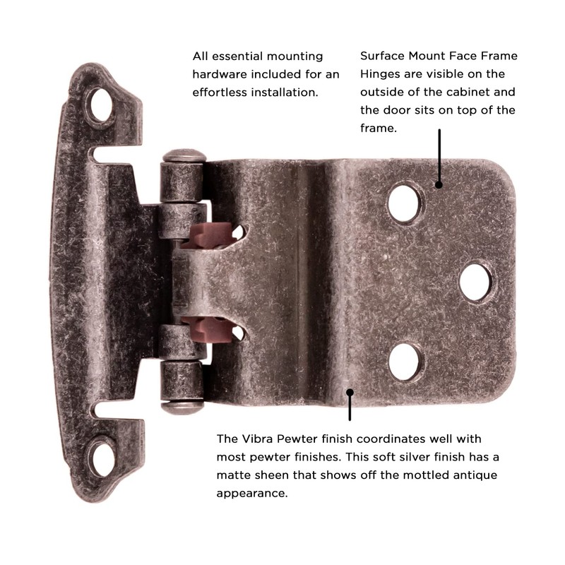 Hickory Hardware P243-VP Variable Overlay 3/8 Inch Inset - Easy