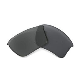 Oakley Original Flak Jacket XLJ OO9009 Black Iridium Replacement Lenses For Men For Women + BUNDLE with Designer iWear Care Kit