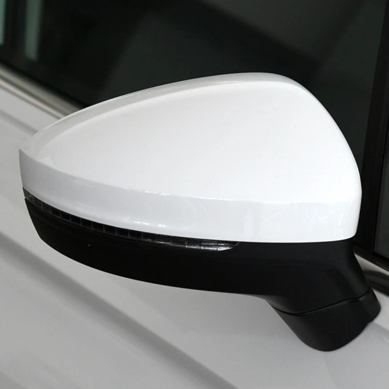 Passenger Right Side Door Wing Mirror Cover Cap White For