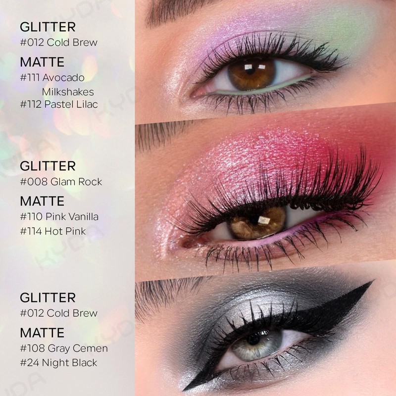 Gray Matte Eyeshadow Single, Smoky Eyeshadow Compact, Ultra-fine Lightweight, Crease-proof