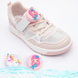 XEEWEN XEEWEN 2 Pack Waterproof for Airtag Shoe Holder for Kids, Cute Shoes Clip Tracker Case (Mermaid Unicorn)