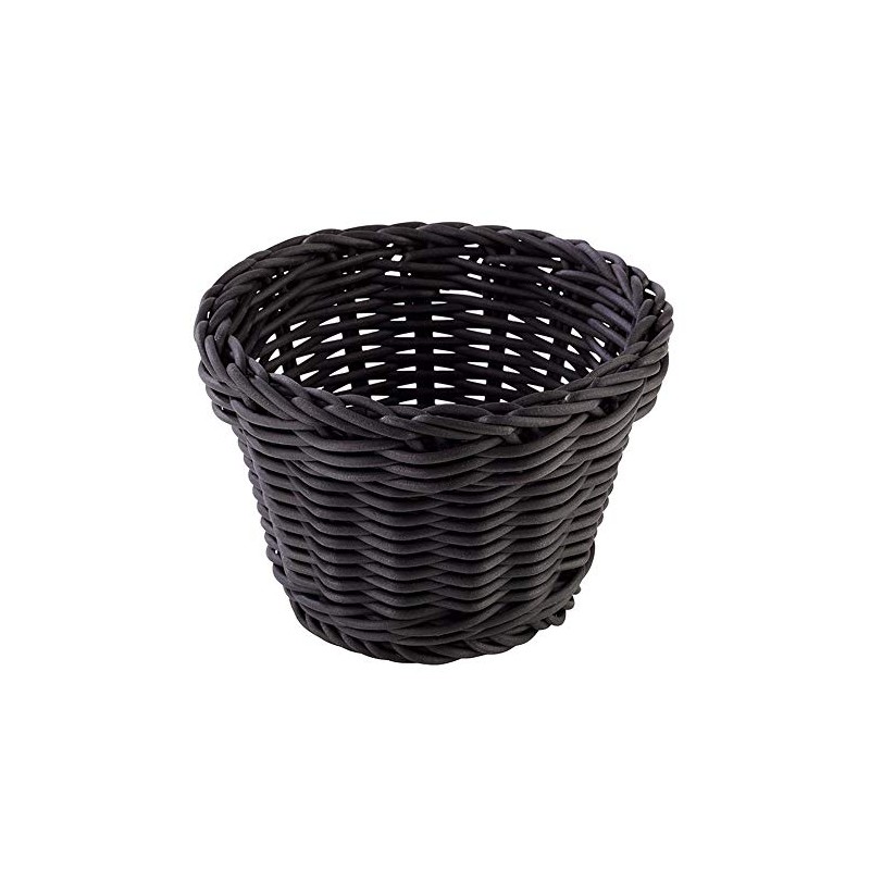 APS Profi Line Round Wicker Basket Made of Polypropylene, Wickerwork