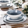 LERATIO Ceramic Dinnerware Sets for 4,Porcelain Plates and Bowls Sets