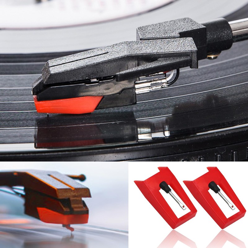 Pack of 2 Turntable Needles, Needle Turntable for Needles, Needle