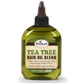 Difeel Aceite de cabello natural premium - Aceite de árbol de té para cuero cabelludo seco 7.1 onzas