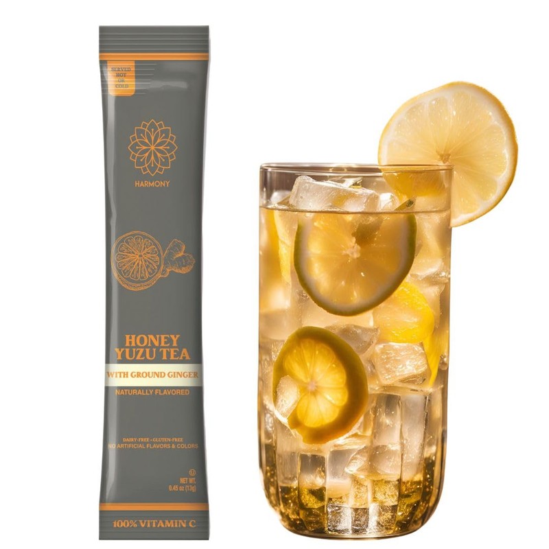 Harmony Honey Yuzu Tea Ginger 5/20 0.45 oz Stk Pkt