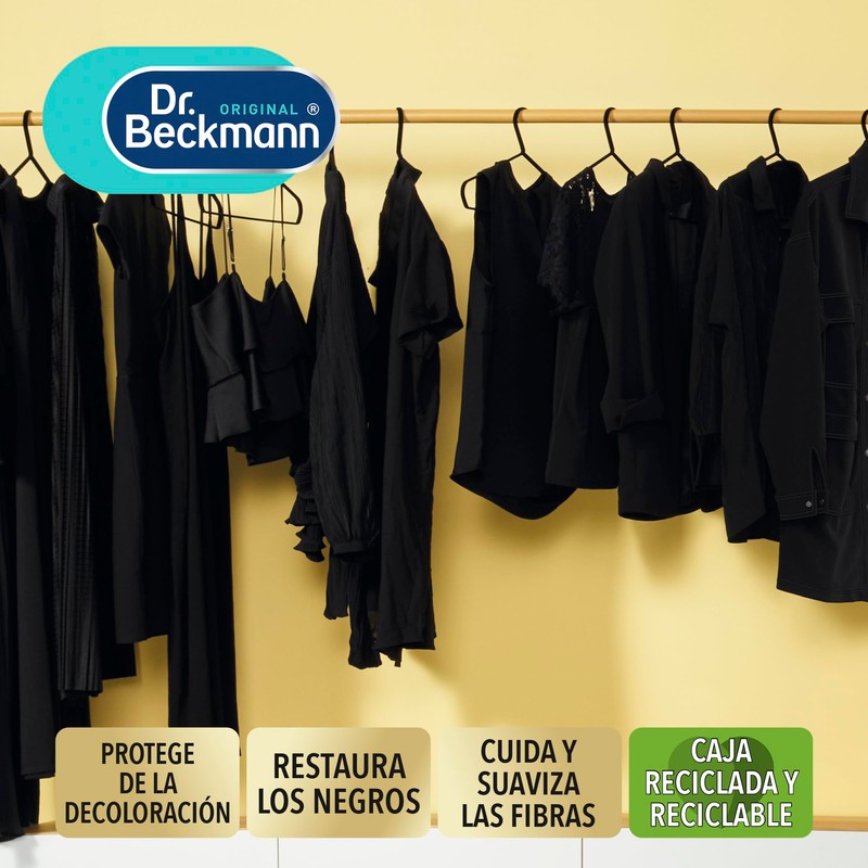 Dr. Beckmann Toallitas Negros Intensos para Renovar Los Tonos Negros