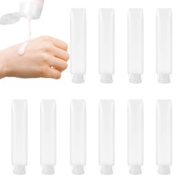 YANYULI Travel Bottle, Divided Bottle, Divided Container, Refill Container, Cream Lotion, Cosmetic Container, Leak Proof Design, For Business Trips, Shampoo, Cream, Cosmetics, Transparent, 10 Pack