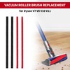 Wjelet 4Pcs Soft Plush Strips Replacement for Dyson roller brush