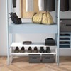 Byroce Stackable Shoe Rack, 6 Tier Wooden Shoe Organizer for