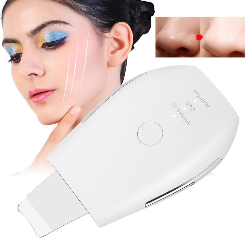 Household Ultrasonic Skin Scrubber EMS MicroCurrent Blackhead Removal Face Pore