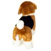 Teddy Hermann 91991 Beagle Standing Cuddly Toy with Recycled Filling