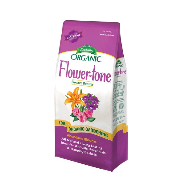 Espoma FT4 4-Pound Flower-tone 3-4-5 blossom booster Plant Food,Multicolor