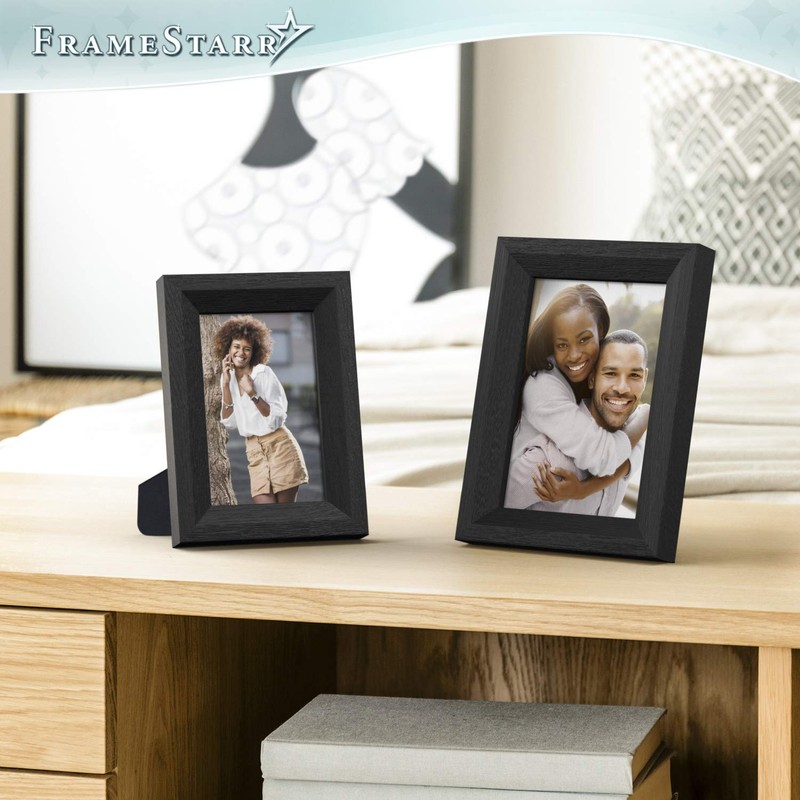 FrameStarr 4x6 Glass (Crystal Clear, 2 Pack), Picture Frame Replacement