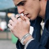 Vicmag 3X Magnetic Bracelet Men Titanium Steel Bracelet Ultra Strength