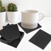 Famibay PU Leather Coasters with Holder Set of 6 Drink