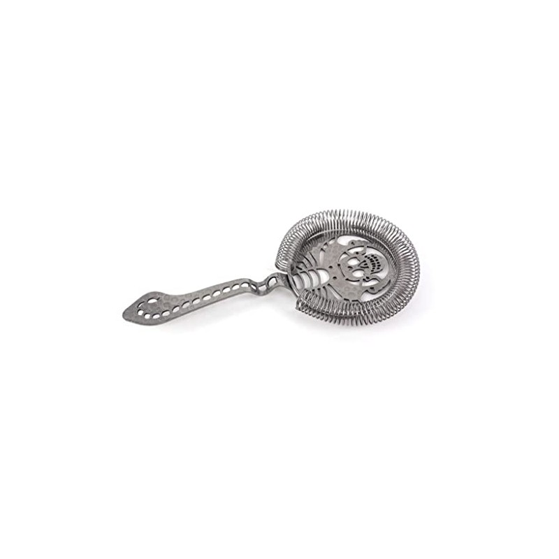 Beaumont TM 3978 Cocktail Strainer, Stainless Steel, Silver