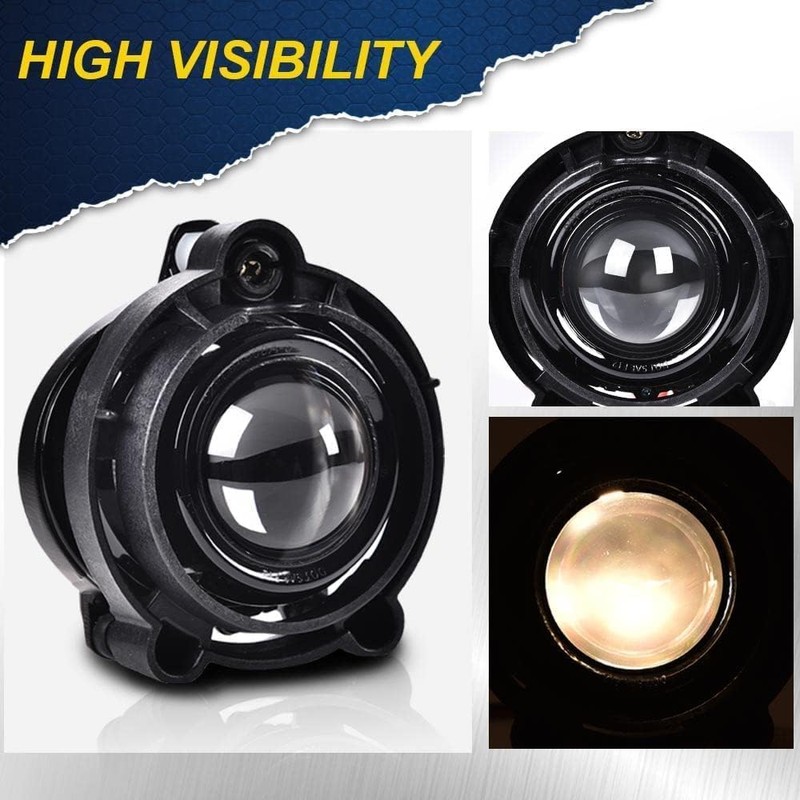 DOTCOM Fog Lights Fit Chevy Equinox L/LT/LTZ/LS 2.4L/3.6L 2010-2016