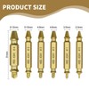 Asheyya 6PCS Screw Remover and Extractor Bit Set, Double Ended